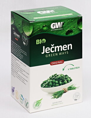 Ječmen Green Ways tablety BIO 210g + doprava zdarma