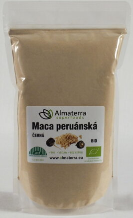 Maca peruánská ČERNÁ BIO 2kg (2x 1kg balení) + DOPRAVA ZDARMA
