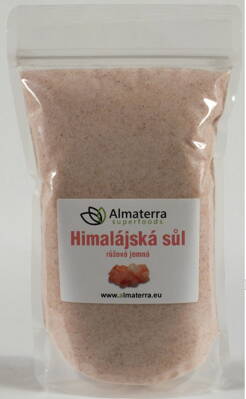 Sůl himalájská růžová jemně mletá 1kg - dárek za nákup nad 2000 Kč
