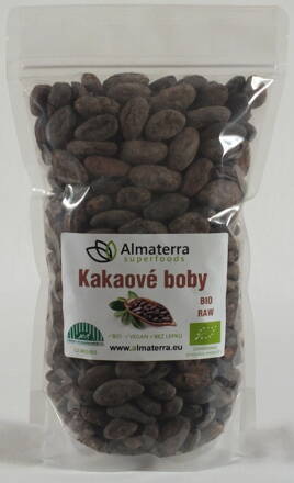 Kakaové boby celé BIO RAW 100g