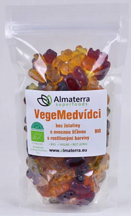 VegeMedvídci BIO 1,25 kg - veganské želé